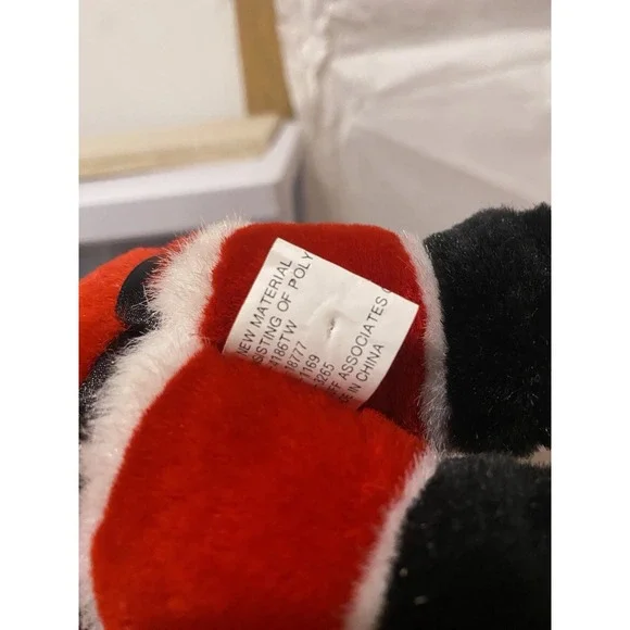 Vintage SANTA BEAR Stands 8 inches tall with tags - Picture 4 of 6